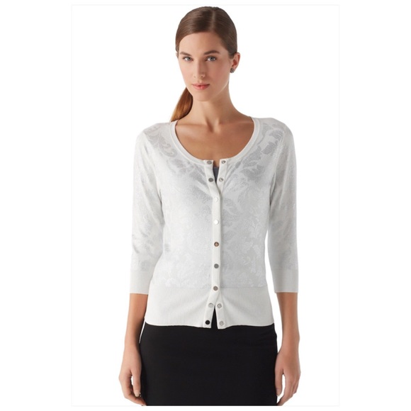 white house black market cardigan sweater